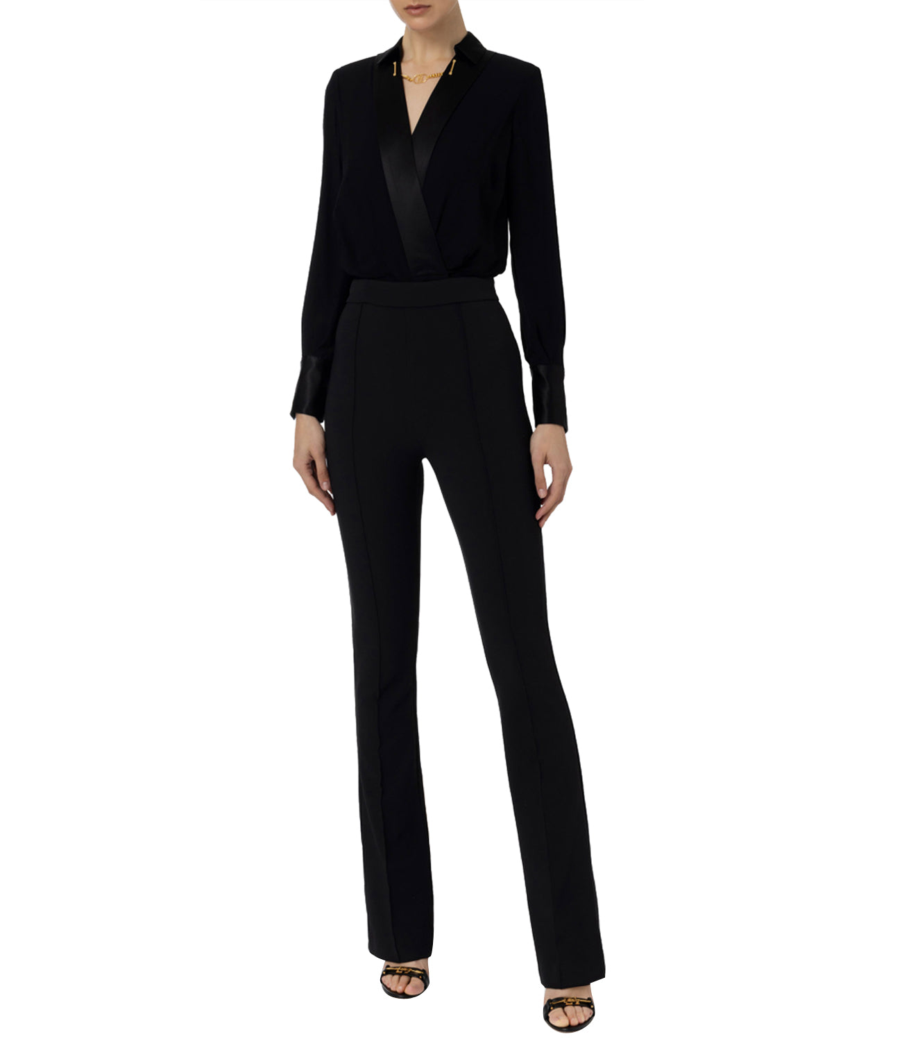 ElISABETTA FRANCHI Tuta Donna TU0064 1E2 110 Nero