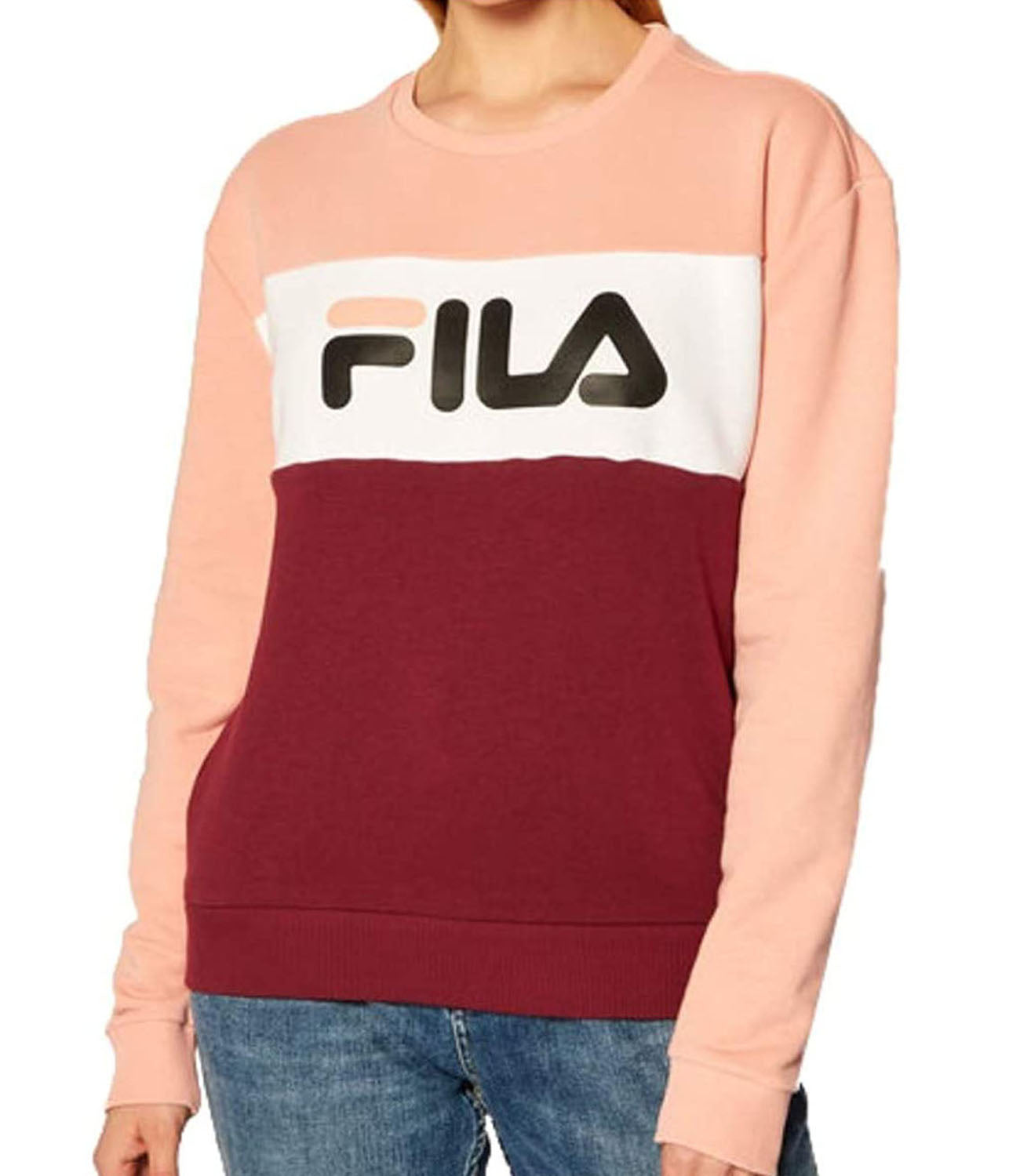 Fila FELPA G Donna Mod. 687043 811 Rosa perluiperlei
