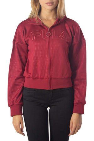 Fila Felpa Donna Mod. EMBOSSED 871 BORDO