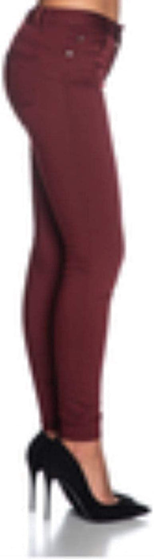 LIU-JO Pantalone 5 Tasche Donna Mod. WXX035 T7144 X0201 BORDO
