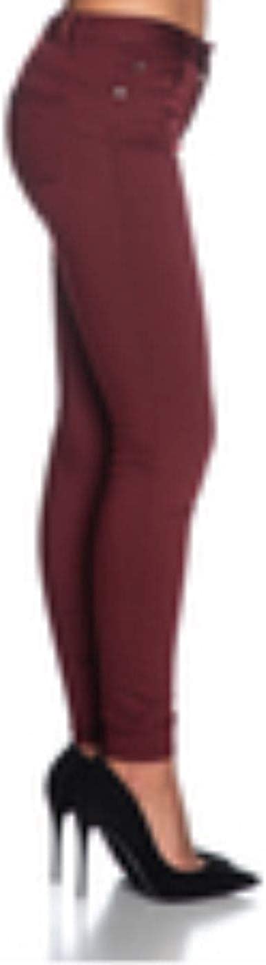 LIU-JO Pantalone 5 Tasche Donna Mod. WXX035 T7144 X0201 BORDO