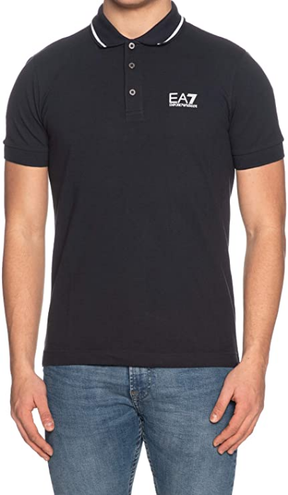 EA7 POLO manica corta Uomo Mod. 8NPF06 PJ04Z 1578 Blu