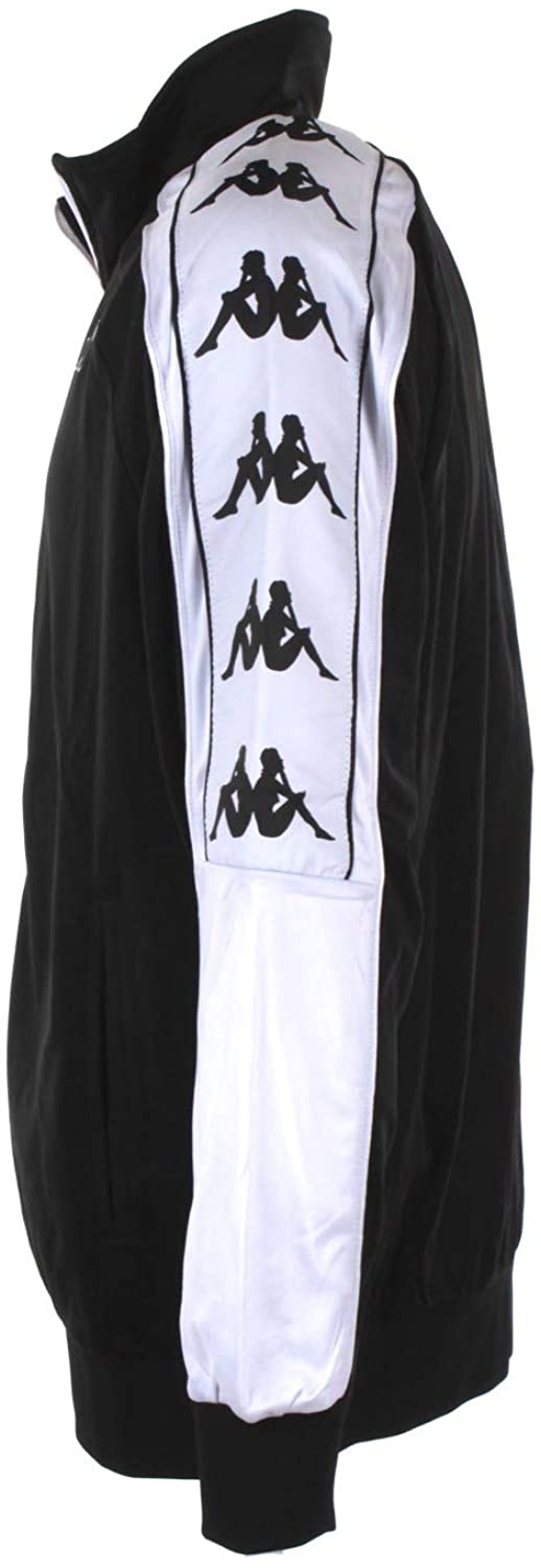 Kappa FELPA ZIP Uomo Mod. 3031QC0 903 BLACK