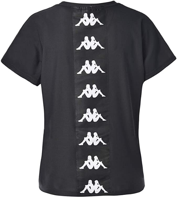 Kappa T-shirt Donna Mod. 304TIK0 AAL BLACK