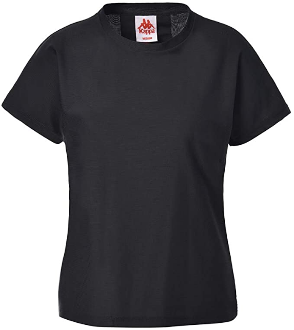 Kappa T-shirt Donna Mod. 304TIK0 AAL BLACK