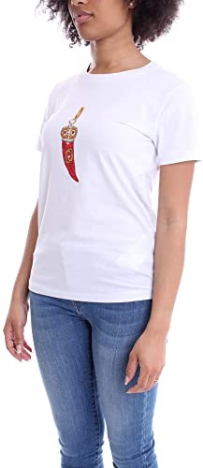 LIU-JO T-shirt Donna Mod. CA0199 J5884 T9050 Bianco