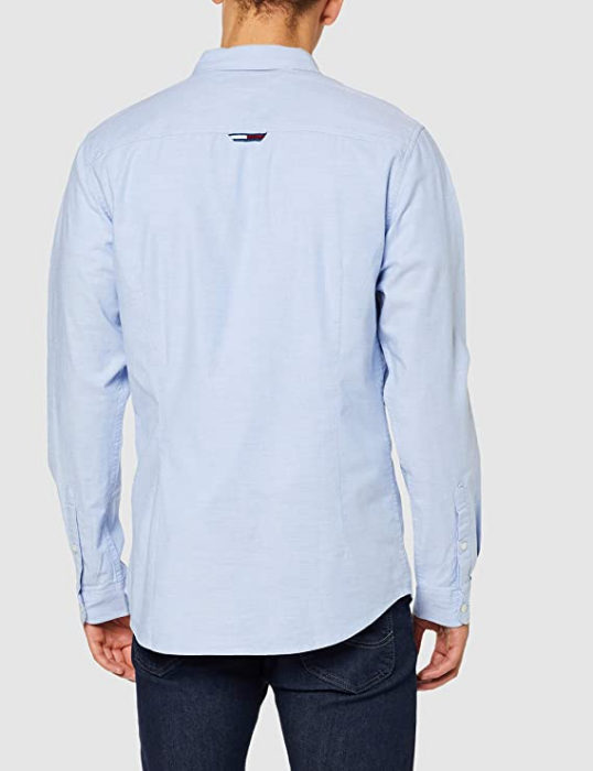 Tommy Hilfiger CAMICIA M/L Uomo Mod. DM0DM06562 414 Celeste