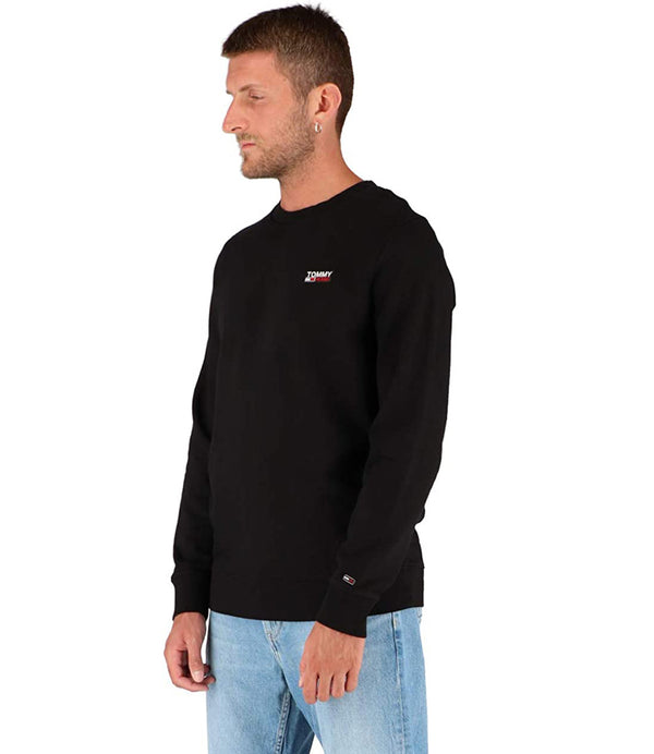Tommy Hilfiger FELPA G Uomo Mod. DM0DM08413 BDS Nero