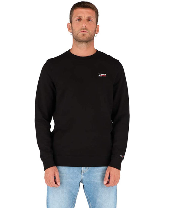 Tommy Hilfiger FELPA G Uomo Mod. DM0DM08413 BDS Nero