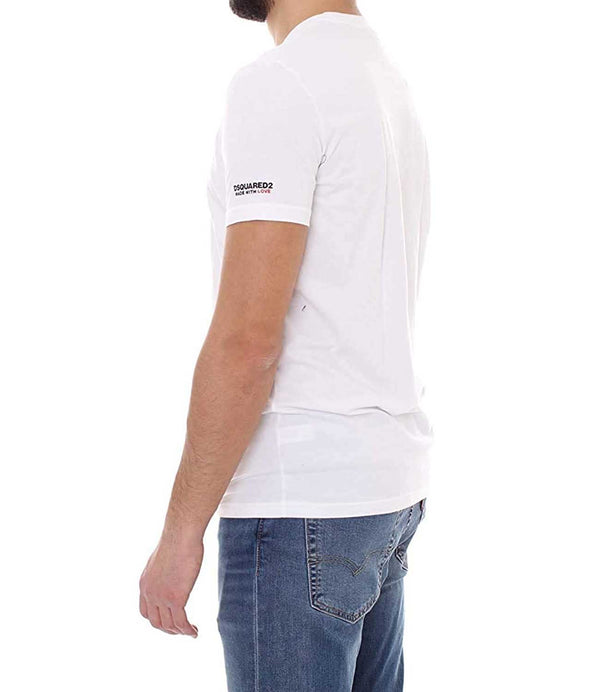 Dsquared2 T-shirt Uomo Mod. D9M203520 100 WHITE