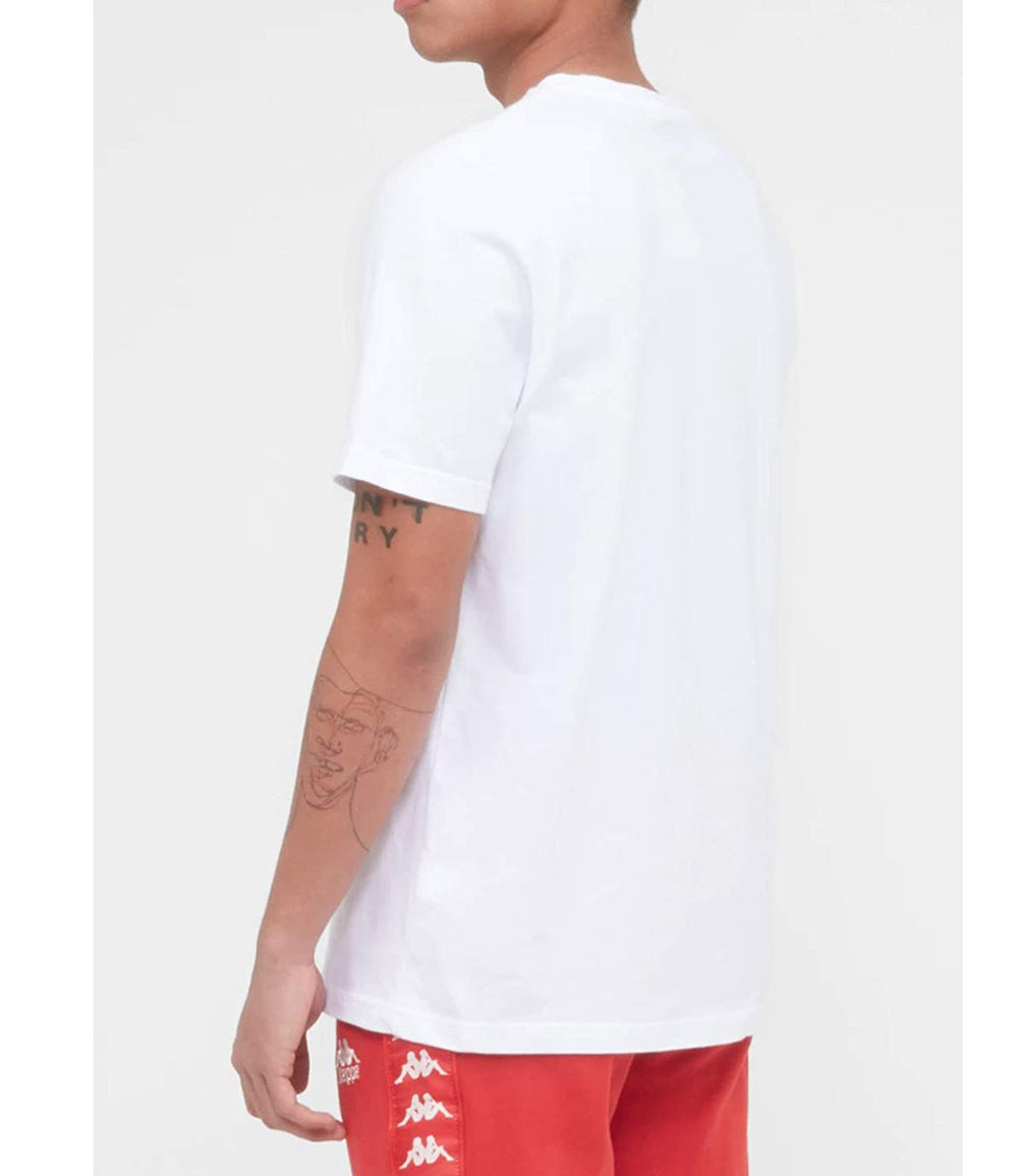 Kappa T-shirt UNISEX Mod. 303WEK0 904 WHITE