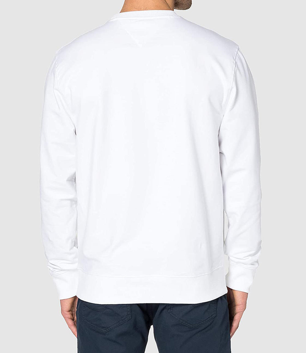 Tommy Jeans Felpa G Uomo Mod. DM0DM10627 YBR WHITE