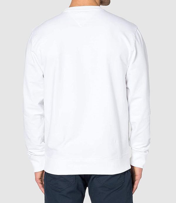 Tommy Jeans Felpa G Uomo Mod. DM0DM10627 YBR WHITE