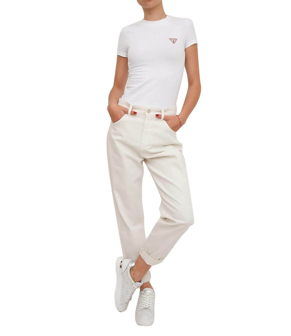 BLUGIRL Pantalone 5 Tasche Donna Mod. 500175 T3026 0008 Panna