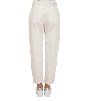 BLUGIRL Pantalone 5 Tasche Donna Mod. 500175 T3026 0008 Panna