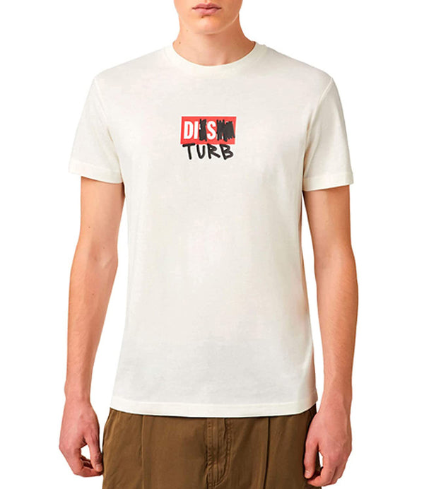 Diesel T-shirt Uomo Mod. A03264 129 WHITE