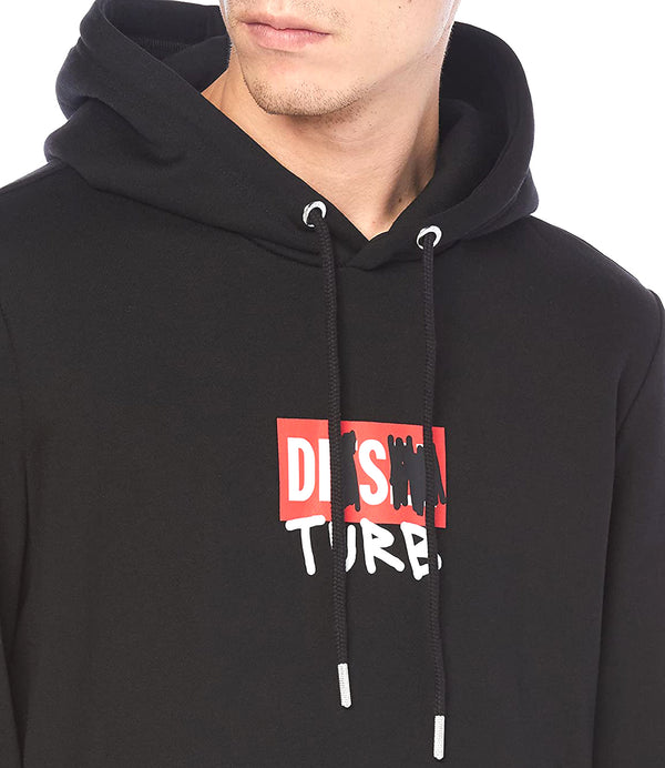 Diesel Felpa cappuccio Uomo Mod. A3270 9XX Nero