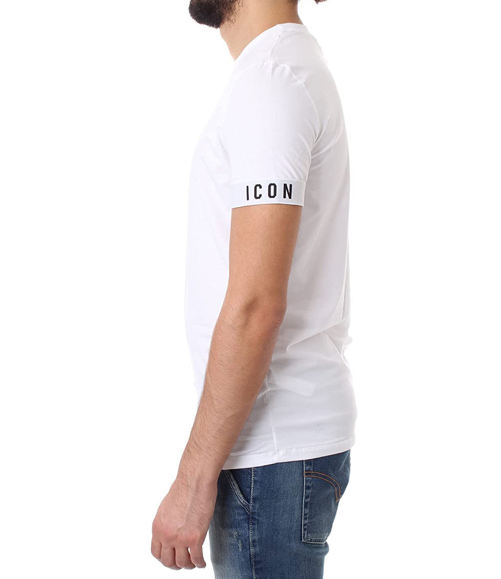 Dsquared2 T-shirt Uomo Mod. D9M3S3590 100 WHITE