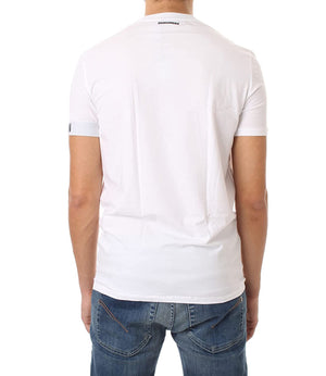 Dsquared2 T-shirt Uomo Mod. D9M3S3590 100 WHITE