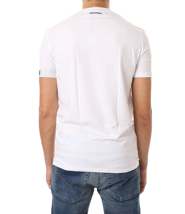 Dsquared2 T-shirt Uomo Mod. D9M3S3590 100 WHITE