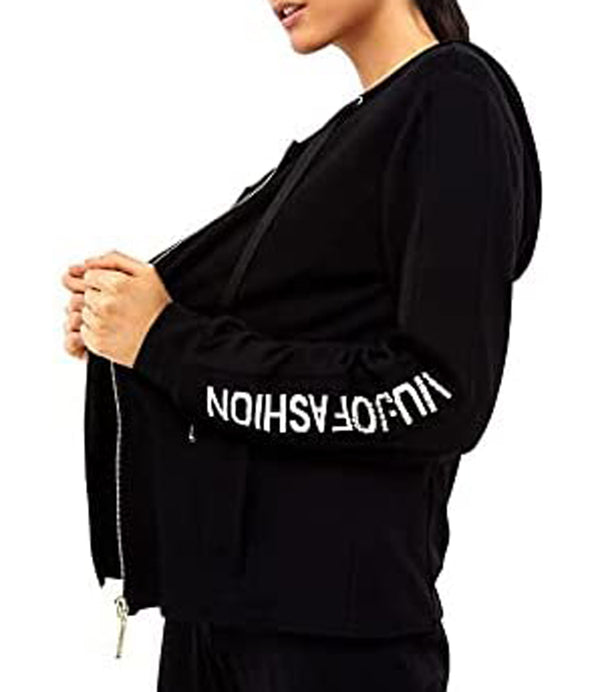 Liu Jo Sport Felpa Zip Donna Mod. TF1115 F0576 22222 Nero