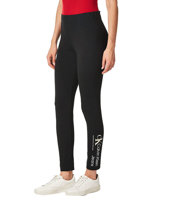 Calvin Klein Jeans Leggings Donna Mod. J20J218040 BEH Nero