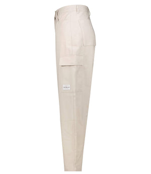Calvin Klein Jeans Pantalone Donna Mod. J20J218859 ACF WHITE