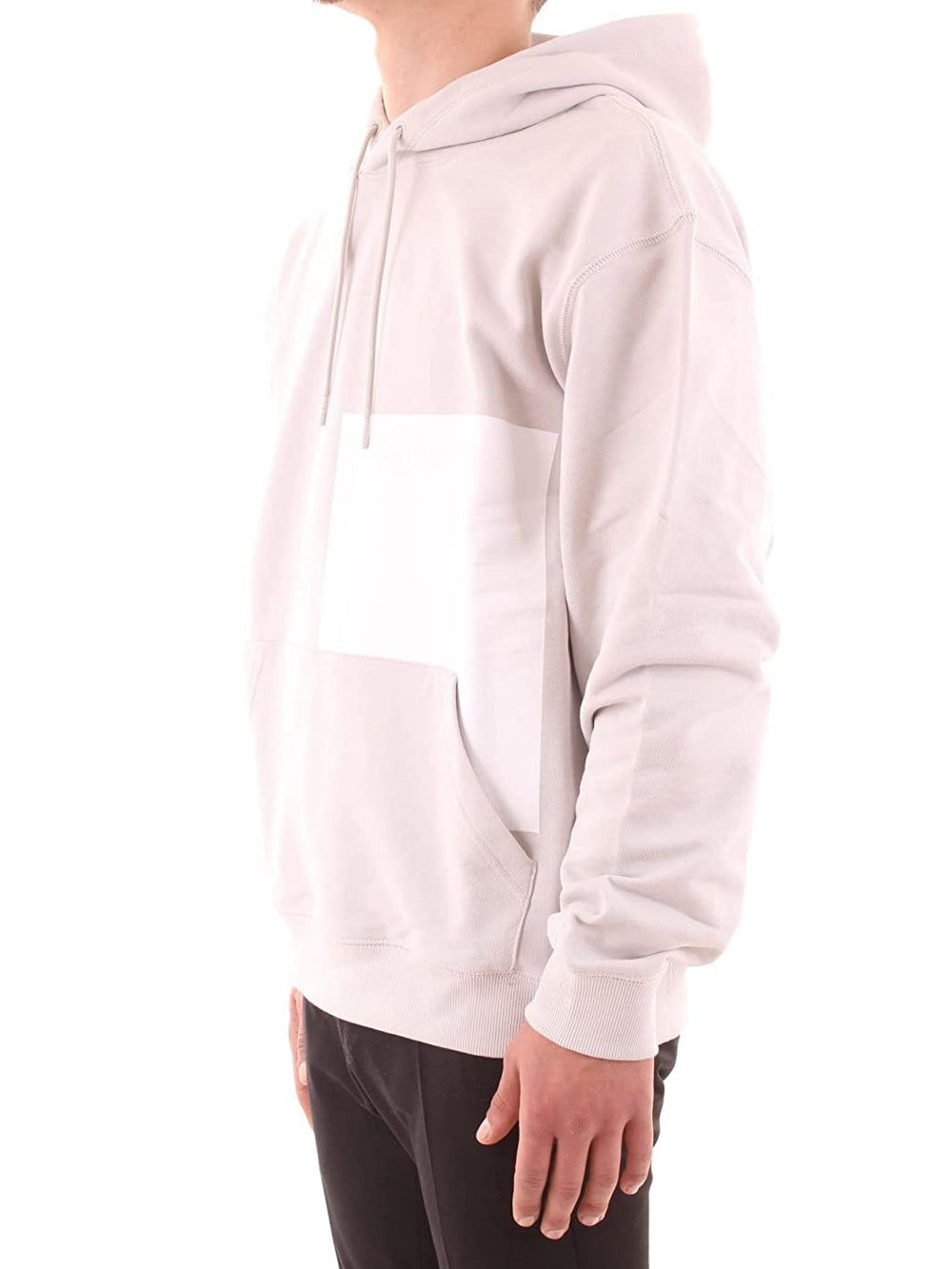 Calvin Klein Jeans Felpa cappuccio Uomo Mod. J30J319697 P06 Bianco