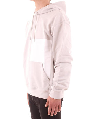 Calvin Klein Jeans Felpa cappuccio Uomo Mod. J30J319697 P06 Bianco