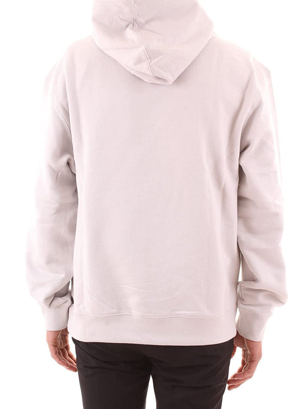 Calvin Klein Jeans Felpa cappuccio Uomo Mod. J30J319697 P06 Bianco
