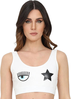 Chiara Ferragni Top Donna Mod. A6801 3224 001 Bianco