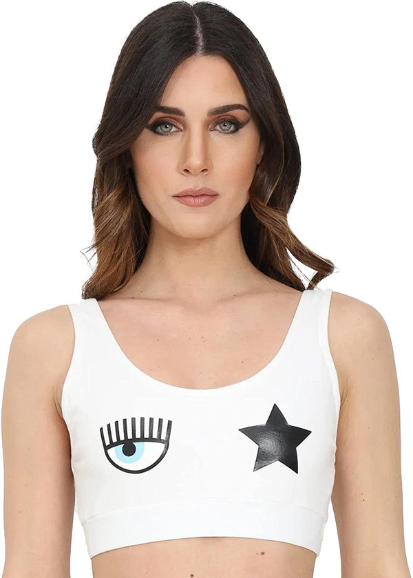 Chiara Ferragni Top Donna Mod. A6801 3224 001 Bianco