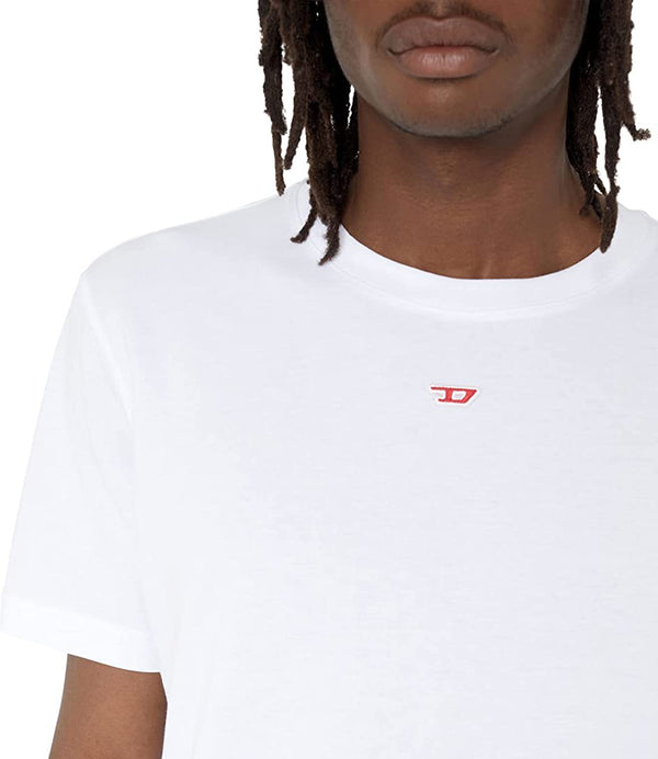 Diesel T-shirt Uomo Mod. T-DIEGOR-D A04081 100 Bianco