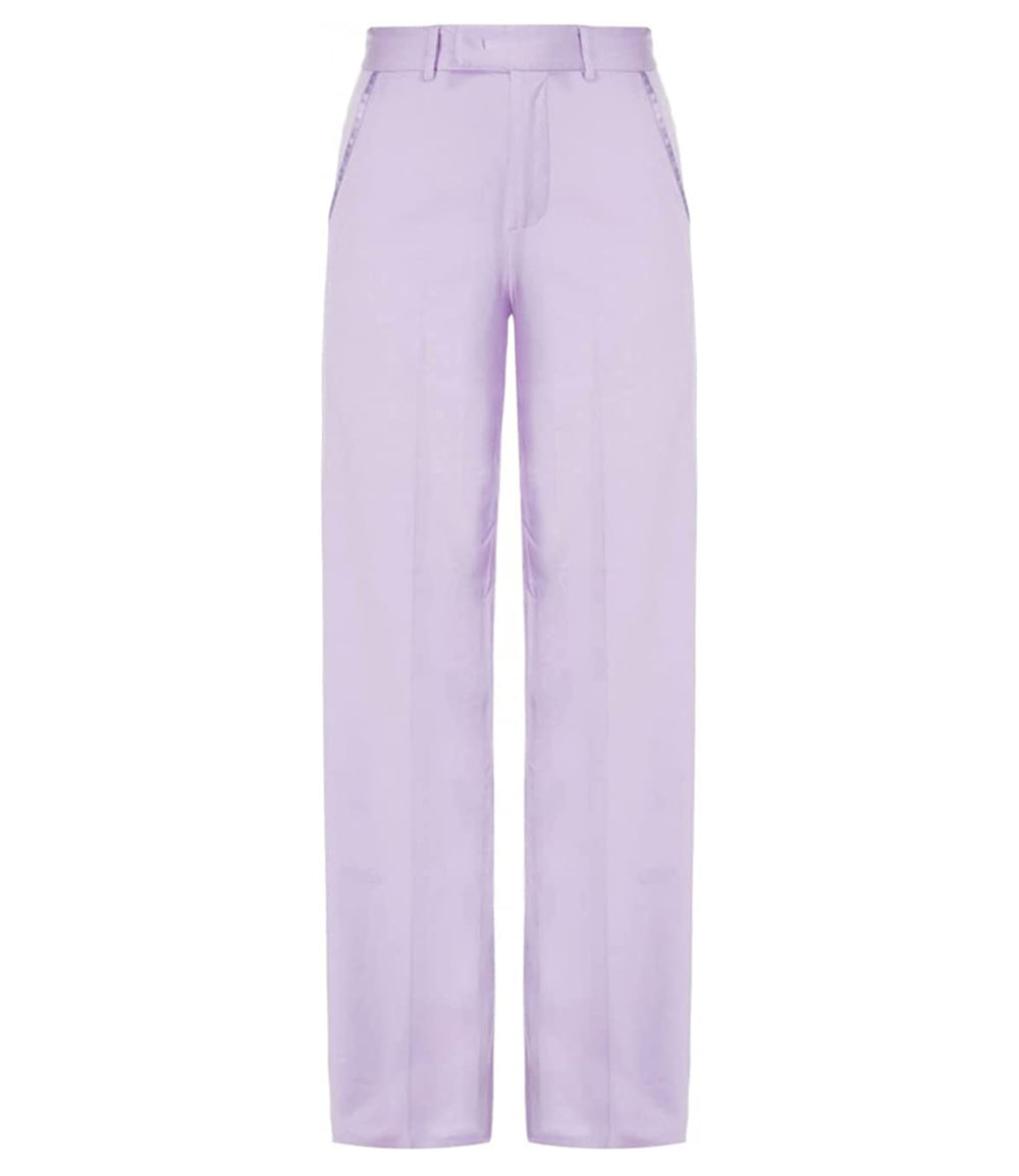 GAëLLE Pantalone Donna Mod. GBD11453FP LILLA Lilla