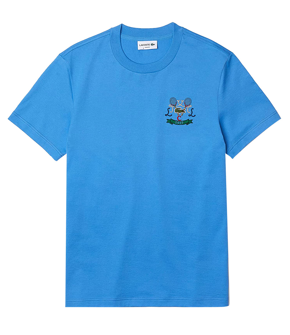 Lacoste T-shirt Uomo Mod. TH2609 L99 Azzurro