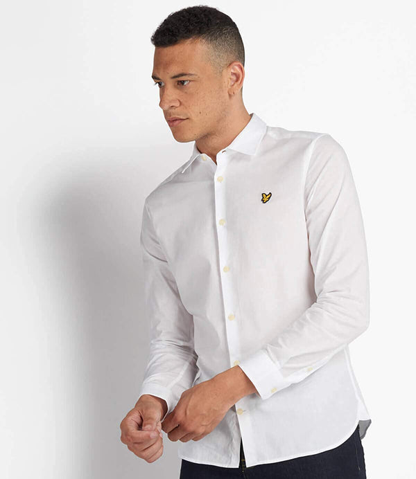 Lyle & Scott Camicia m/l Uomo Mod. LW1115VOG 626 WHITE