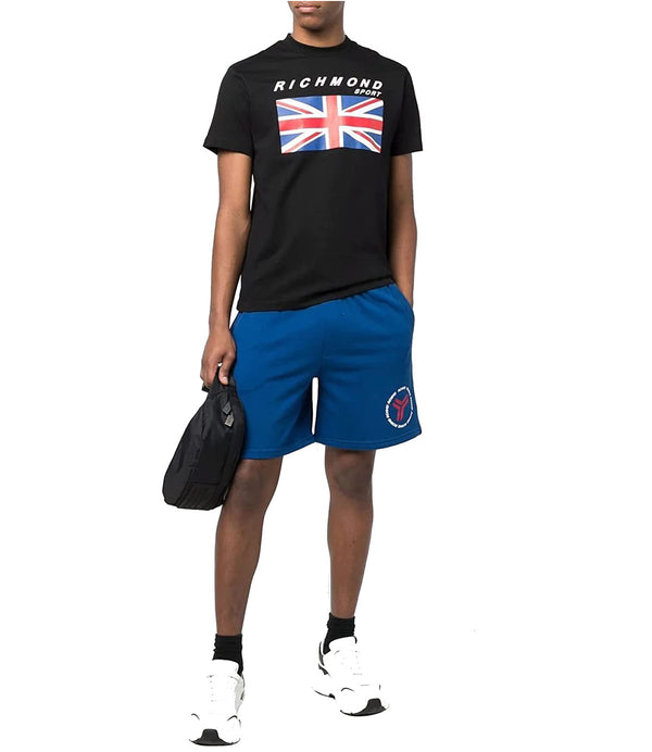 RICHMOND SPORT T-shirt Uomo Mod. UMP22017TS CIKUGO BLACK BLACK