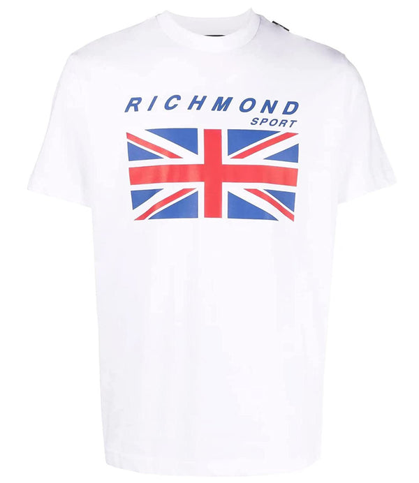 RICHMOND SPORT T-shirt Uomo Mod. UMP22017TS CIKUGO WHITE WHITE