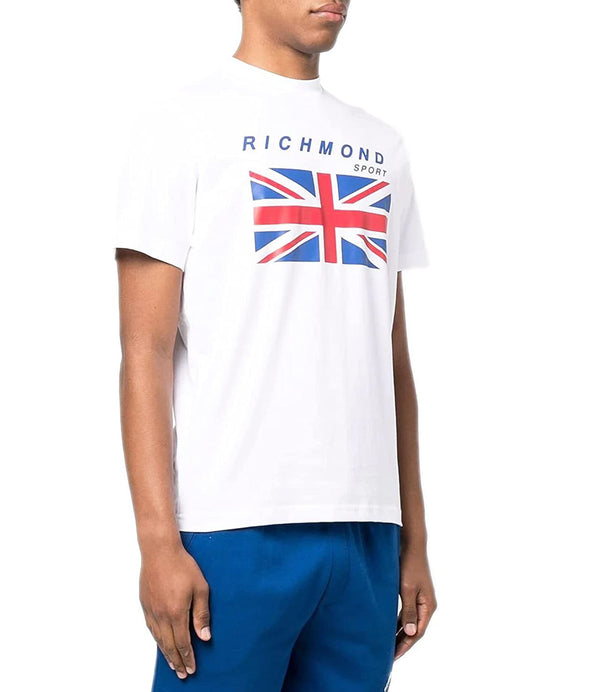 RICHMOND SPORT T-shirt Uomo Mod. UMP22017TS CIKUGO WHITE WHITE