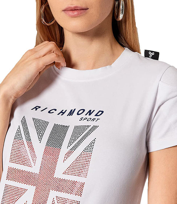 T-shirt Richmond Sport UWP22015TSGLODIBWHITE