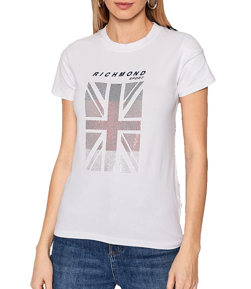 T-shirt Richmond Sport UWP22015TSGLODIBWHITE