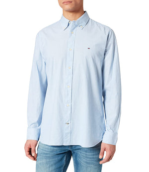 Tommy Hilfiger Camicia m/l Uomo Mod. MW0MW21584 C39 Celeste