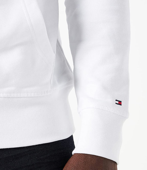 Tommy Hilfiger Felpa cappuccio Uomo Mod. MW0MW24150 YBR WHITE