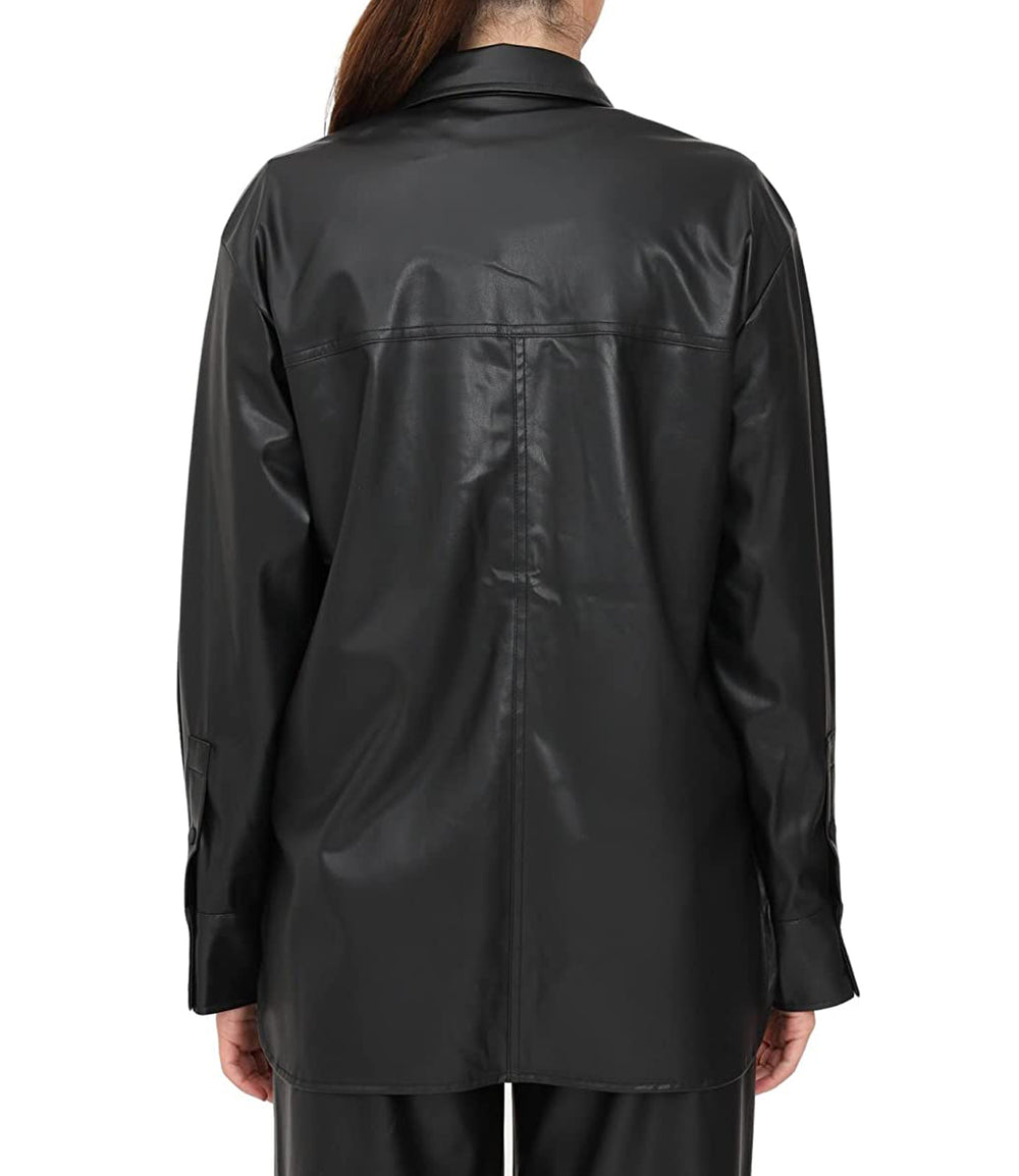 Calvin Klein Jeans Camicia m/l Donna Mod. J20J218955 BEH BLACK