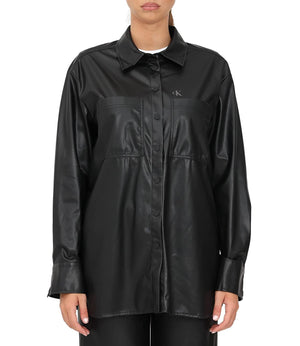 Calvin Klein Jeans Camicia m/l Donna Mod. J20J218955 BEH BLACK