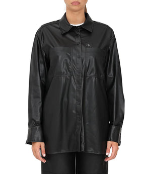 Calvin Klein Jeans Camicia m/l Donna Mod. J20J218955 BEH BLACK