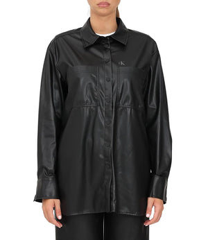 Calvin Klein Jeans Camicia m/l Donna Mod. J20J218955 BEH BLACK