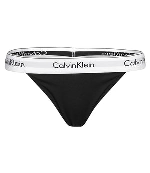 Calvin Klein Thong Donna Mod. 000QF7013 UB1 BLACK