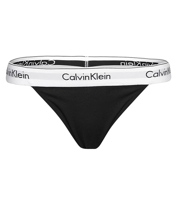 Calvin Klein Thong Donna Mod. 000QF7013 UB1 BLACK
