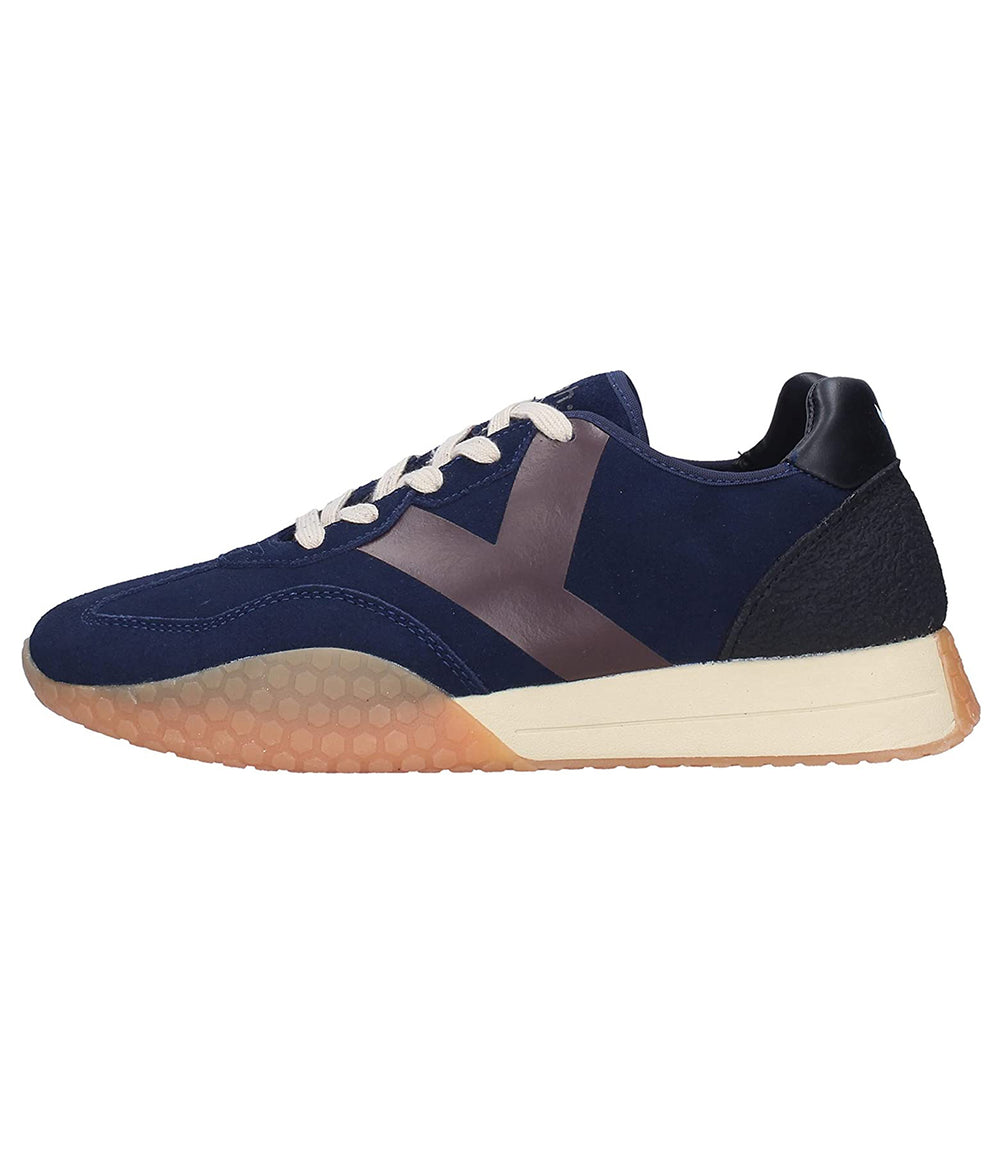 Kehnoo Sneakers Uomo Mod. KM9517 CAMOSCIO BLU Blu